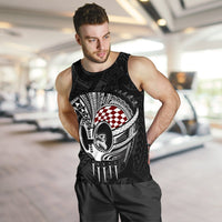 Hawaii Polynesian Warrior Mask 's Tank Top - AH - Toon Style - Polynesian Pride