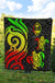 Guam Polynesian Premium Quilt - Reggae Tentacle Turtle - Polynesian Pride