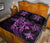 Kanaka Map Hibiscus Plumeria Turtle Art Pink Polynesian Quilt Bed Set - Polynesian Pride
