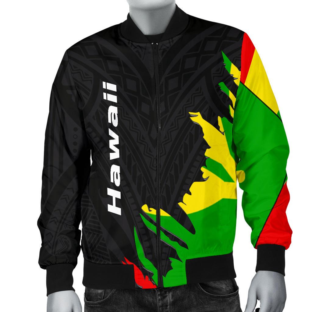 Hawaii Men's Bomber Jacket - Wrap Style - Polynesian Pride