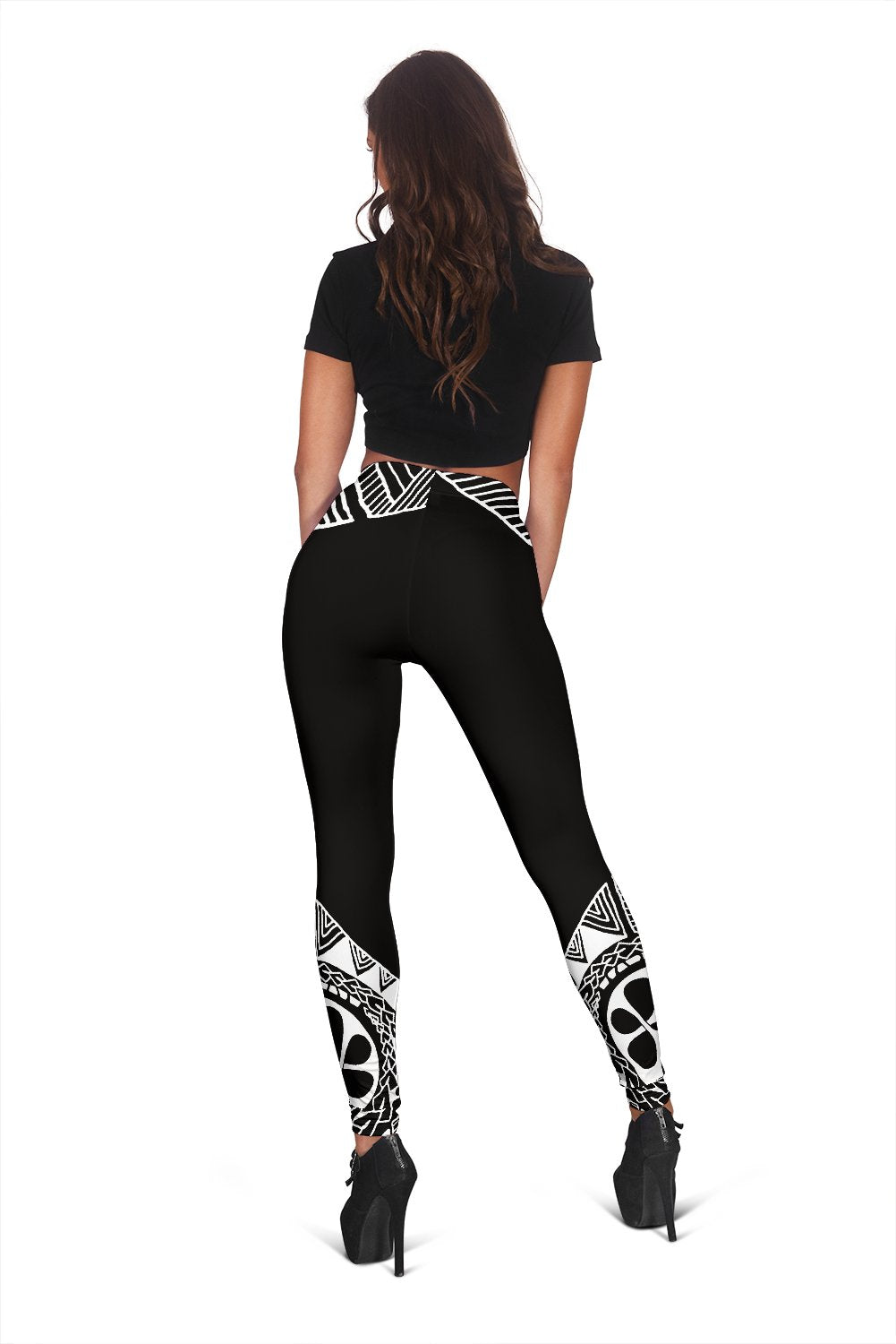 Samoa Women's Leggings - Polynesian White Version - Polynesian Pride