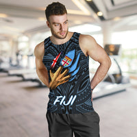 Fiji Men's Tank Top - Fiji In Me (Blue) - Polynesian Pride