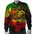 Pohnpei Men's Bomber Jacket - Reggae Shark Polynesian Tattoo - Polynesian Pride