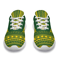 Society Islands Sporty Sneakers - Polynesian Chief Flag Version - Polynesian Pride