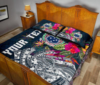 Samoa Custom Personalised Quilt Bed Set - Summer Vibes - Polynesian Pride