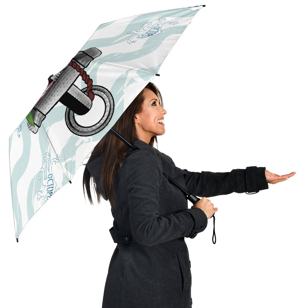 Anchor Hibiscus Umbrella - Polynesian Pride