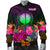 Northern Mariana Islands Polynesian Personalised Men's Bomber Jacket - Summer Hibiscus - Polynesian Pride