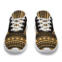 Cook Islands Sporty Sneakers - Polynesian Chief Gold Version - Polynesian Pride