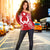 Pohnpei Polynesian Shoulder Sweater Map Red White - Polynesian Pride