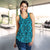 Polynesian Women's Racerback Tank Grown Blue White - Polynesian Pride