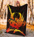 Pohnpei Micronesia Premium Blanket - Swordfish With Hibiscus - Polynesian Pride