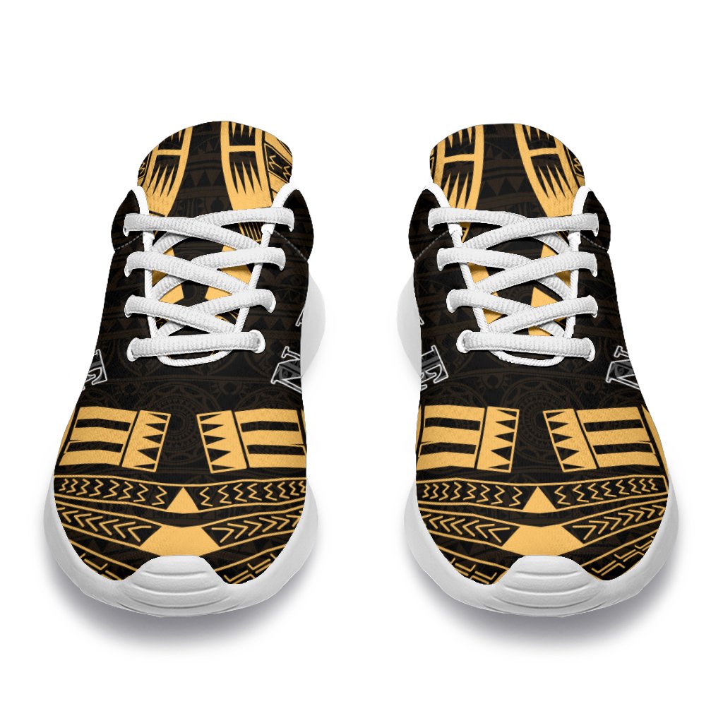 Niue Sport Sneakers - Polynesian Tattoo Gold - Polynesian Pride