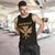 Hawaii Kanaka Polynesian Men's Tank Top Gold - Polynesian Pride