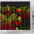 Northern Mariaba Islands Shower Curtain Turtle Hibiscus Reggae - Polynesian Pride