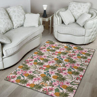 Tropical Pineaapple Rug - Polynesian Pride