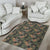 Tropical Hibiscus Monstera Leaf Rug - Polynesian Pride