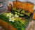 Kanaka Maoli (Hawaiian) Quilt Bed Set, Polynesian Plumeria Banana Leaves Reggae - Polynesian Pride