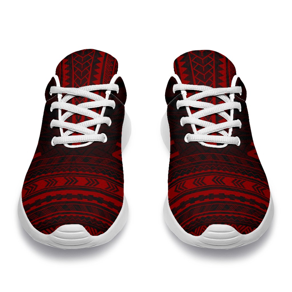 Nauru Sporty Sneakers - Polynesian Chief Red Version - Polynesian Pride