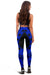 Tahiti Women Leggings Polynesian Pattern Blue - Polynesian Pride