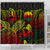 Tahiti Shower Curtain Turtle Hibiscus Reggae - Polynesian Pride