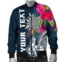 Polynesian Custom Personalised Men's Bomber Jacket - Summer Vibes - Polynesian Pride