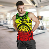 Polynesian Men's Tank Top, Maui Tattoo Polynesian Patterns (Reggae) Reggae - Polynesian Pride
