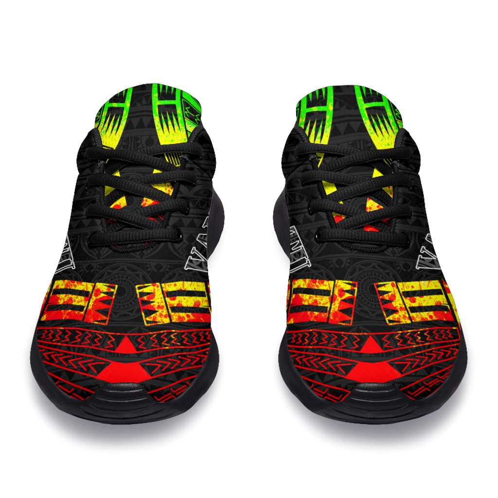 Vanuatu Sport Sneakers - Polynesian Tattoo Reggae - Polynesian Pride