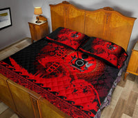 Cook Island Quilt Bed Sets Wave Red - Polynesian Pride