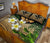 Kanaka Maoli (Hawaiian) Quilt Bed Set, Polynesian Plumeria Banana Leaves Gold - Polynesian Pride