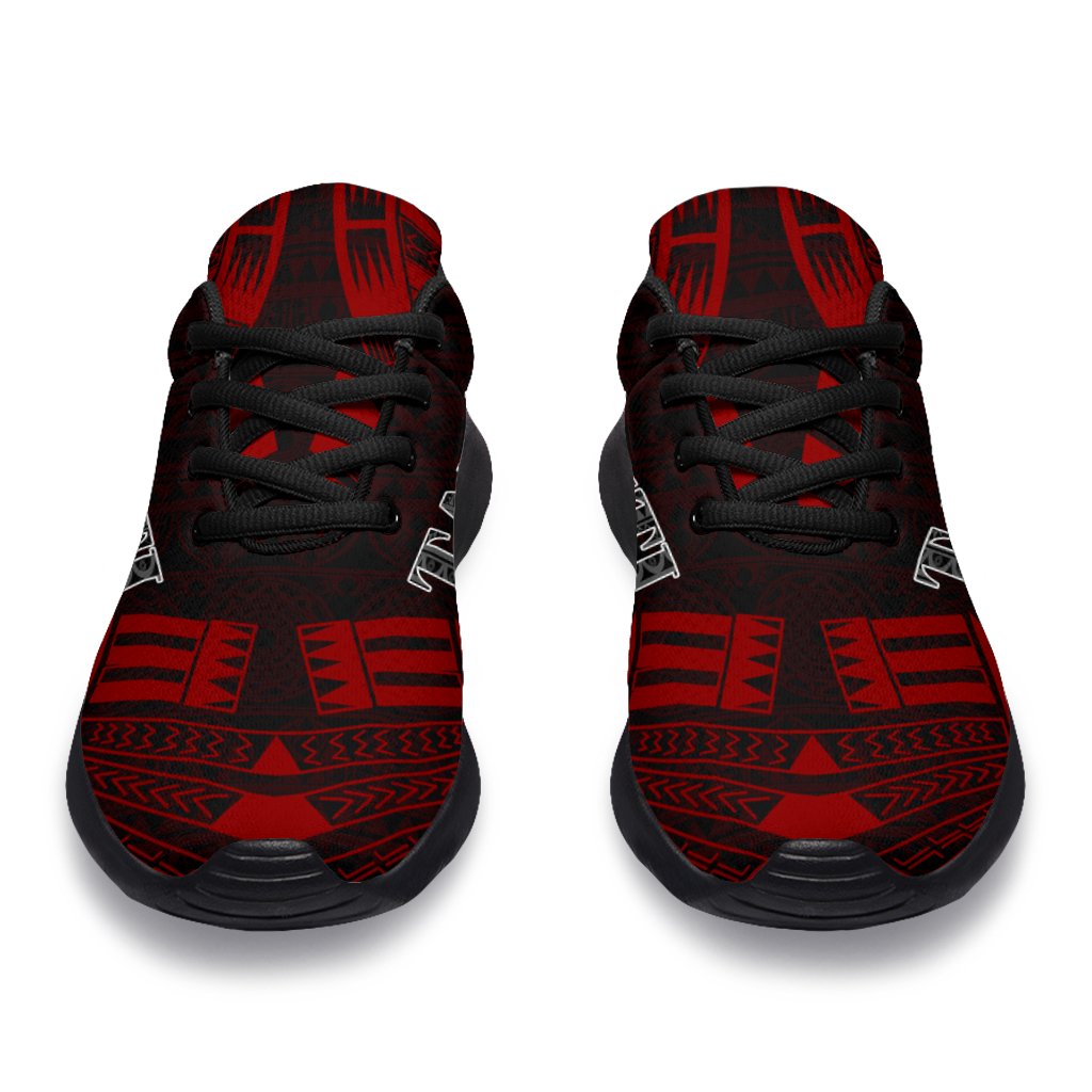 Tahiti Sport Sneakers - Polynesian Tattoo Red - Polynesian Pride