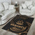 Vanuatu Polynesian Area Rug - Gold Tribal Wave - Polynesian Pride