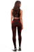 Hawaii Hibiscus Banzai Surfing Women's Legging Red - Polynesian Pride