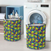 Tropical Pattern Mix Hawaii Laundry Basket AH - Polynesian Pride