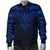 Micronesia Tattoo Men's Bomber Jacket (Blue) Blue - Polynesian Pride