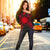 Nauru Polynesian Shoulder Sweater Map Red - Polynesian Pride