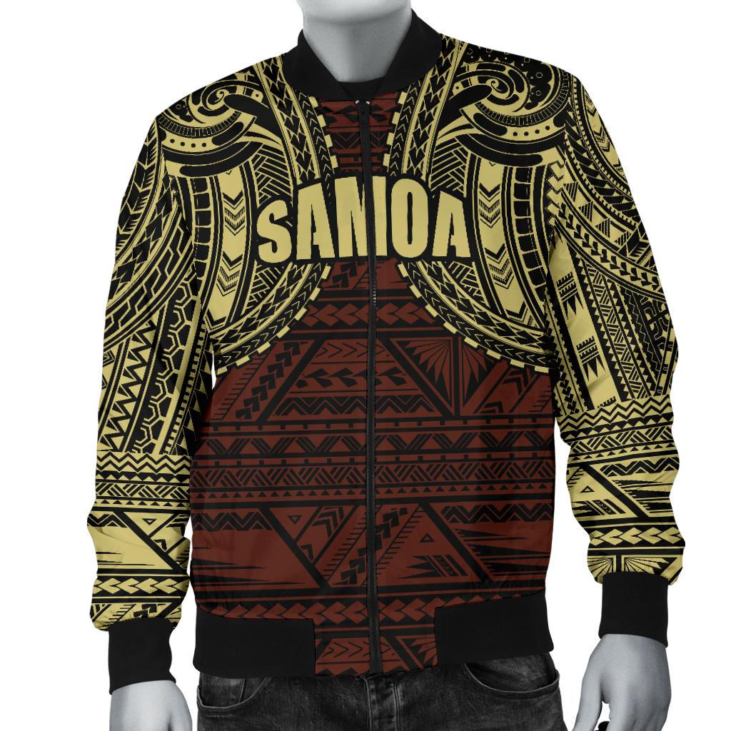 Samoa Men's Bomber Jacket - Spirit - Polynesian Pride