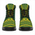 Society Islands Leather Boots - Polynesian Flag Chief Version - Polynesian Pride