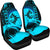 Guam Car Seat Covers - Guam Coat Of Arms Hibiscus And Wave Navy - K6 Universal Fit Navy - Polynesian Pride