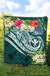 Polynesian Hawaii Kanaka Maoli Premium Quilt - Summer Plumeria - Polynesian Pride