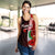 Pohnpei Micronesia Women's Racerback Tank - Coat Of Arm With Hibiscus - Polynesian Pride