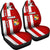 Tonga Rugby Car Seat Covers Mate Ma'a Universal Fit Red - Polynesian Pride