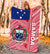 Samoa Flag Polynesian Premium Blanket - Polynesian Pride