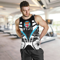 Fiji Tattoo Men Tank Top Hibiscus K9 - Polynesian Pride