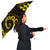 Seal Of Hawaii Polynesian Umbrella Yellow - Circle Style - Polynesian Pride