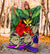 Kanaka Maoli (Hawaiian) Premium Blanket - Polynesian Turtle Colorful And Hibiscus - Polynesian Pride