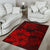 Hawaiian Map Hibiscus Flowers Vintage Polynesian Rug AH - Polynesian Pride