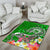 Samoa Area Rug - Turtle Plumeria (Green) - Polynesian Pride