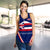 Hawaii Coat Of Arms Women's Racerback Tank Line Sport - Polynesian Pride