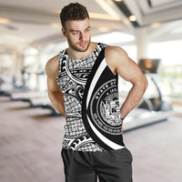 Hawaii White Polynesian Men's Tank Top - Circle Style - Polynesian Pride