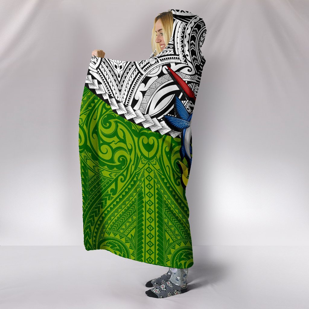 Cook Islands Special Hooded Blanket Z2 - Polynesian Pride